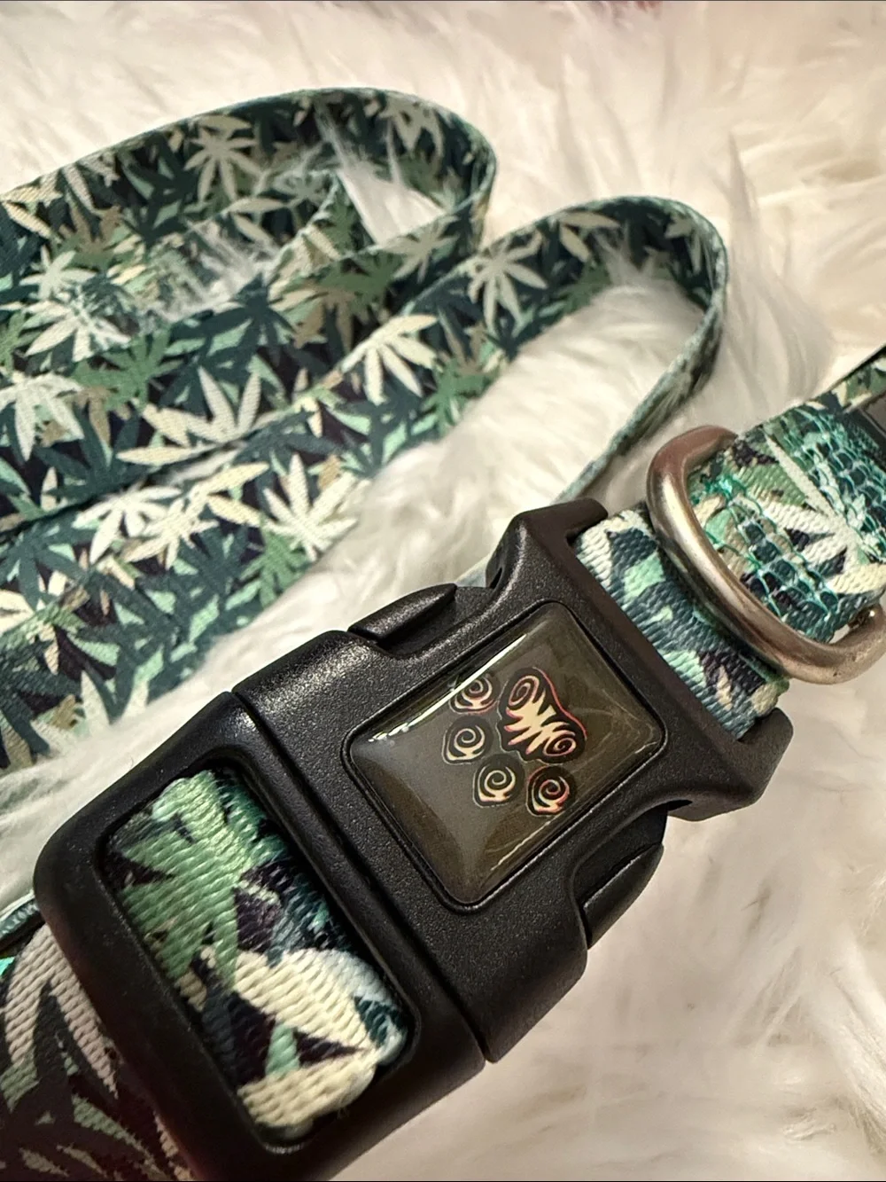 ErrlyBird 420 Dog leash and collar set